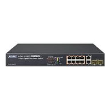 PLANET TECHNOLOGY 8-PORT COMBO WEB SMART SWITCH