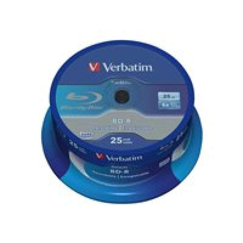 VERBATIM BD-R Verbatim Datalife SL 6x 25GB 25pack Spindel No ID