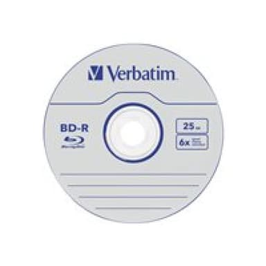 VERBATIM BD-R Verbatim Datalife SL 6x 25GB 50pack Spindel No ID