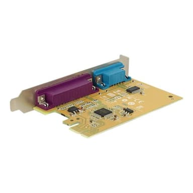 DELOCK PCIe x1 Seriell 1x parallel 1x