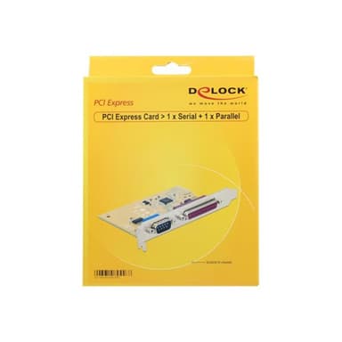 DELOCK PCIe x1 Seriell 1x parallel 1x