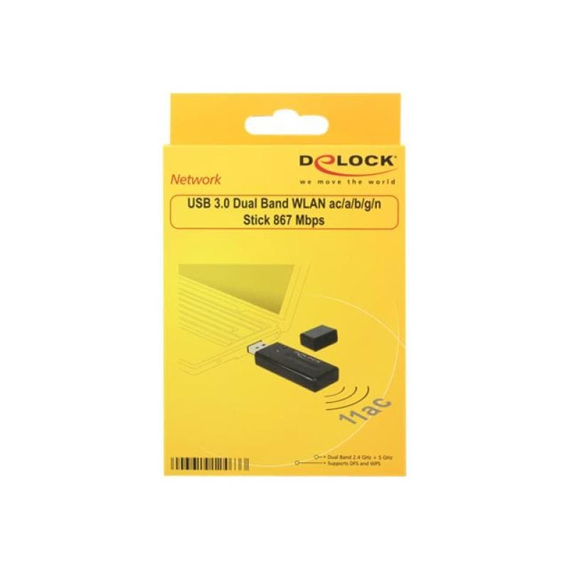 DELOCK WL-Antenne Delock USB3.0 2dBi 2,4+5 GHz