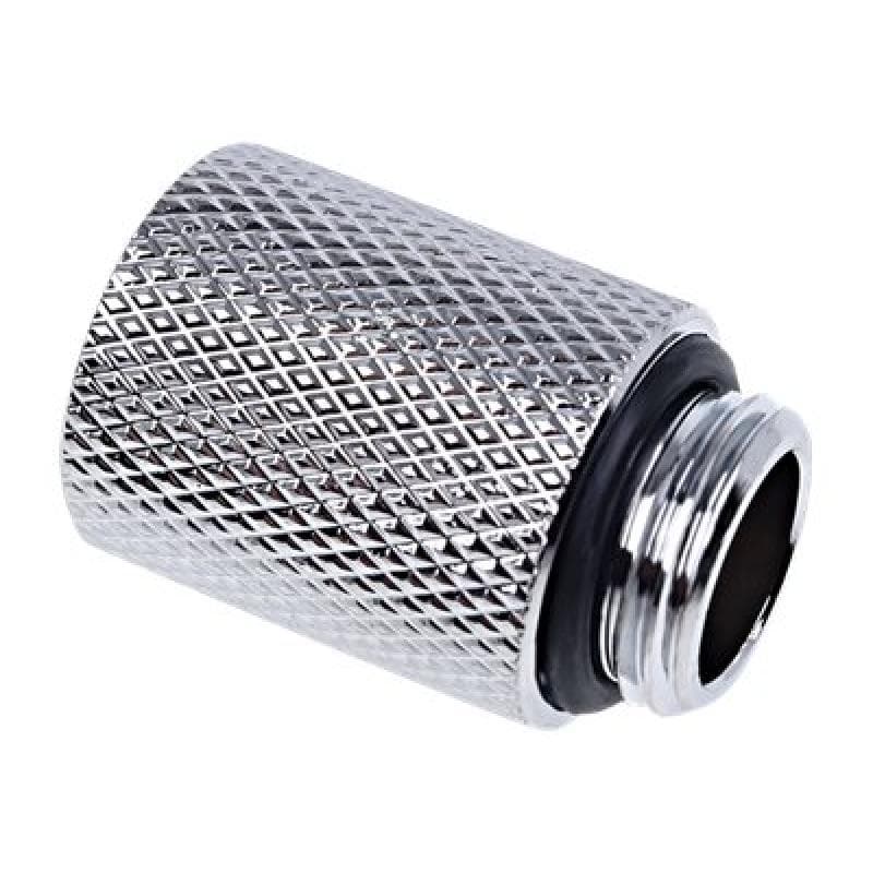 ALPHACOOL Eiszapfen Verlängerung 20mm ch | G1/4 AG auf G1/4 IG - Chrome