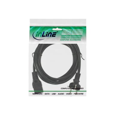 INLINE - Stromkabel (250 VAC) - CEE 7/7 (SCHUKO) (M) - IEC 320 EN 60320 C19 16A - 1.5 m - Schwarz (1