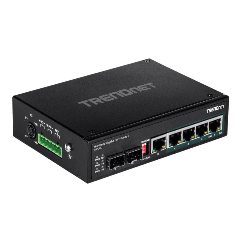 TRENDNET 6-PORT HARDENED INDUSTRIAL