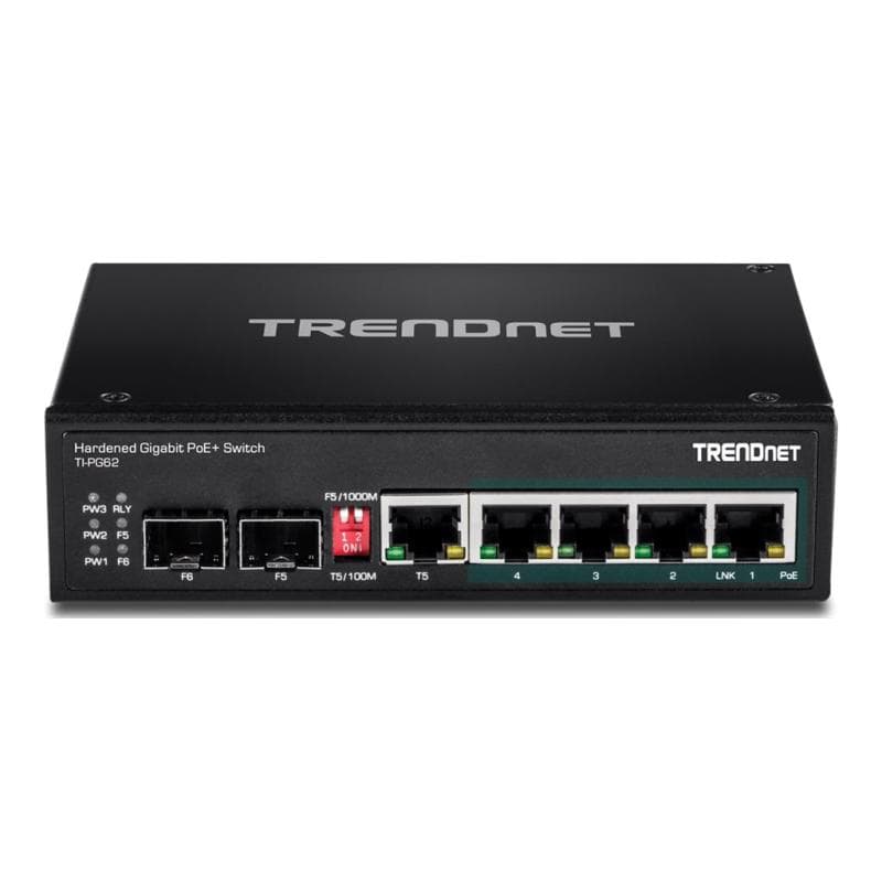 TRENDNET 6-PORT HARDENED INDUSTRIAL