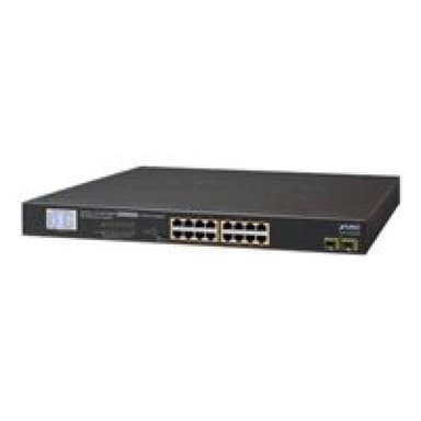 PLANET TECHNOLOGY Planet GSW-1820VHP 16-Port 10/100/1000T 802.3at PoE + 2-Port