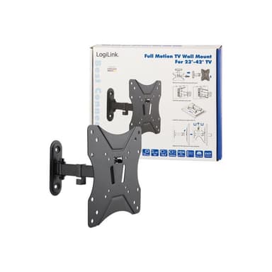 LOGILINK TV-Wandhalterung LogiLink neig- und schwenkbar für 23-42″