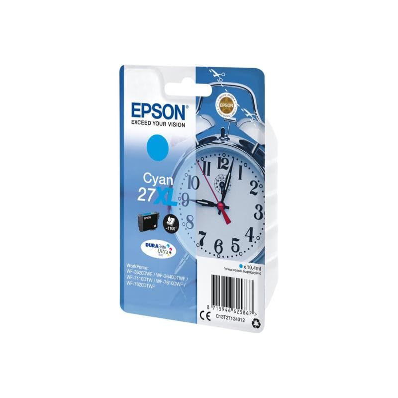 EPSON 27XL XL Cyan Tintenpatrone