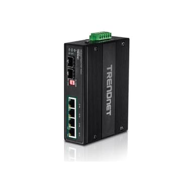 TRENDNET Switch 6-port Industrial Gbit PoE+ IP30 Metall 12-56V 120W