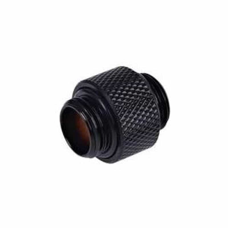 ALPHACOOL Alpha HF Doppelnippel G1/4 AG G1/4 bk | 10mm Deep-Black ALPHACOOL Alpha HF Doppelnippel G1/4 AG G1/4 bk | 10mm Deep-Black