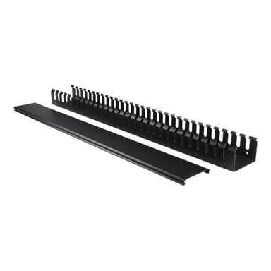 STARTECH.COM Vertikaler Kabelordner mit Finger Duct - 0U - 1,8m - Rack Kabelmanager