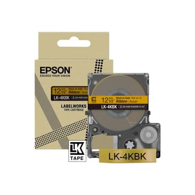 EPSON Ribbon LK-4KBK Satin gold/black
