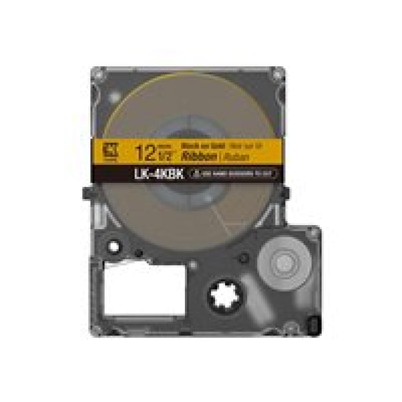 EPSON Ribbon LK-4KBK Satin gold/black