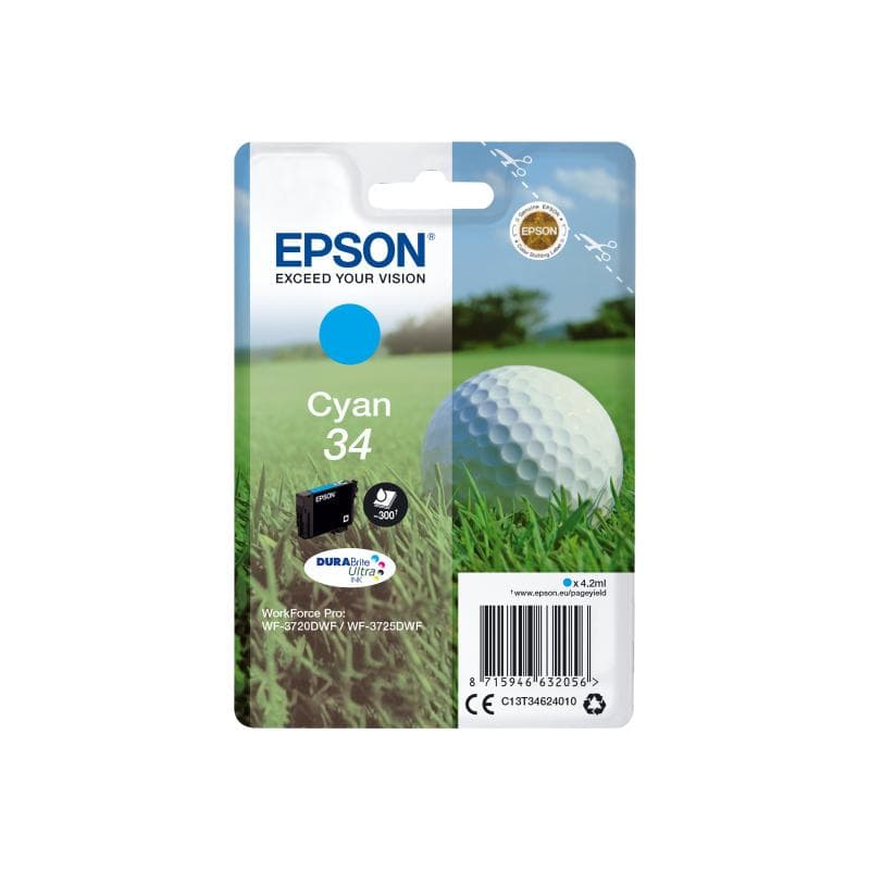 EPSON 34 Cyan Tintenpatrone