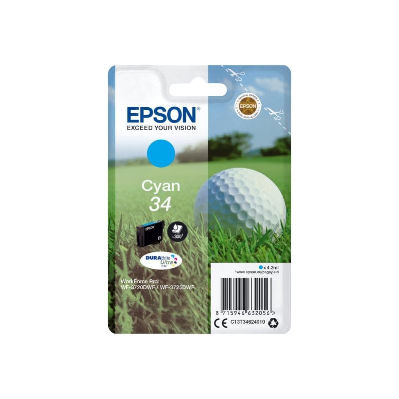 EPSON 34 Cyan Tintenpatrone