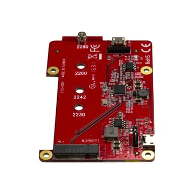 STARTECH.COM USB auf M.2 SATA Konverter für Raspberry Pi und Entwicklungsboards - M.2 NGFF SATA SSD