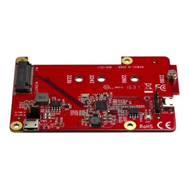 STARTECH.COM USB auf M.2 SATA Konverter für Raspberry Pi und Entwicklungsboards - M.2 NGFF SATA SSD