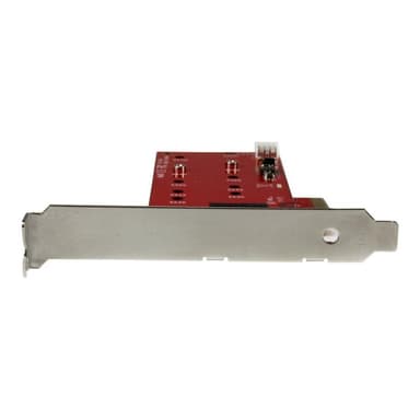 STARTECH.COM 2x M.2 SSD Schnittstellenkarte - PCIe - PCI Express M.2 SATA III Controller - NGFF Kart