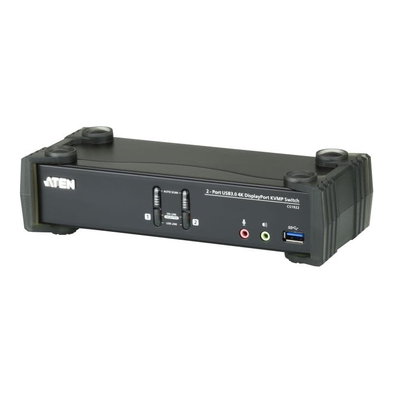 ATEN CS1922 KVMP Switch 4K DP/Audio/USB3.0 Surround Sound Audio 1 Benutzer