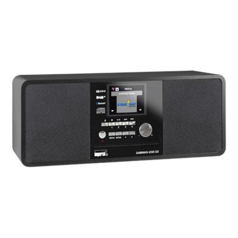 TELESTAR DIGITAL Imperial DABMAN i200 CD schwarz DAB+ Hybrid Internet FM Tune