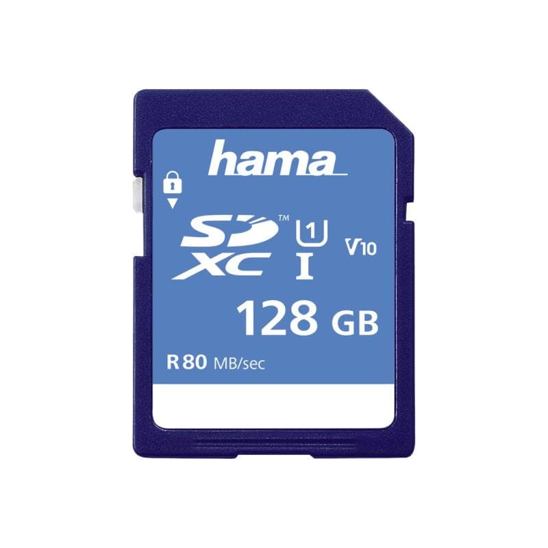 HAMA SDXC 128GB Class 10 UHS-I 80MB/s
