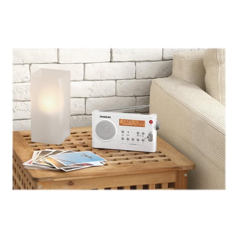 SANGEAN Radio Sangean PACK PR-D7WHITE Portable FM