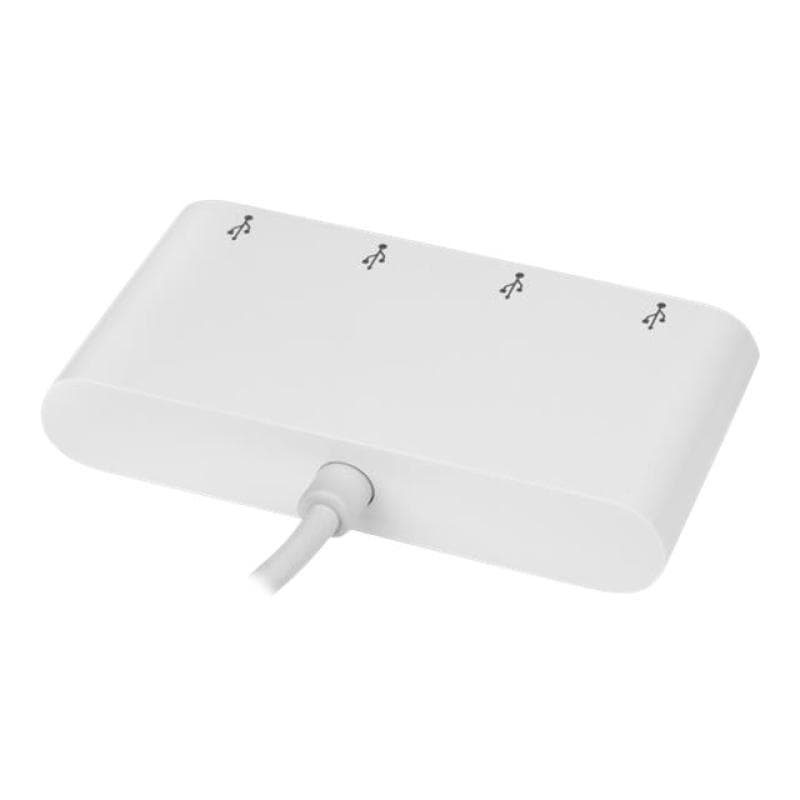 STARTECH.COM USB-C Hub - 4 Port USB 3.0 - USB C auf 4x USB-A - Bus Powered - Weiss - Kompakter USB C