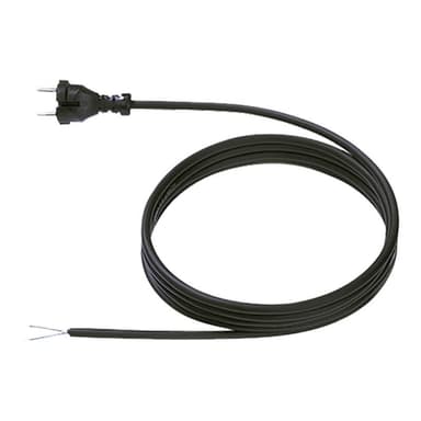 BACHMANN Zuleitung H05VV-F 2x1,0 241.175 3m schwarz