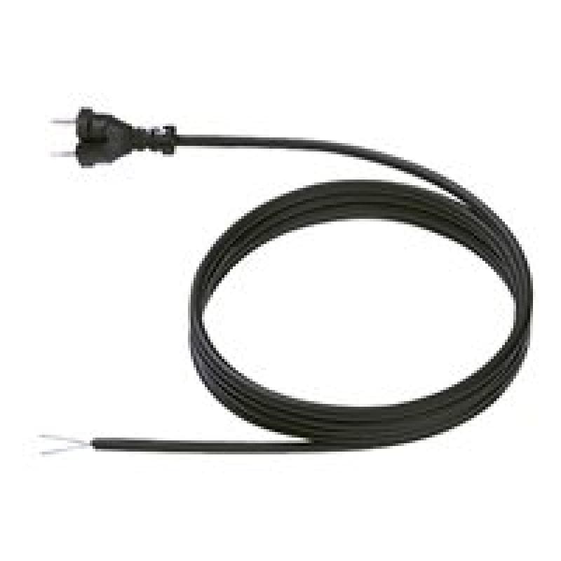 BACHMANN Zuleitung H05VV-F 2x1,0 241.175 3m schwarz