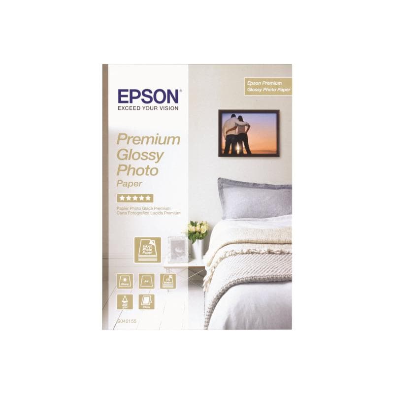 EPSON Premium Glossy Photo Paper Fotopapier 40 Blatt
