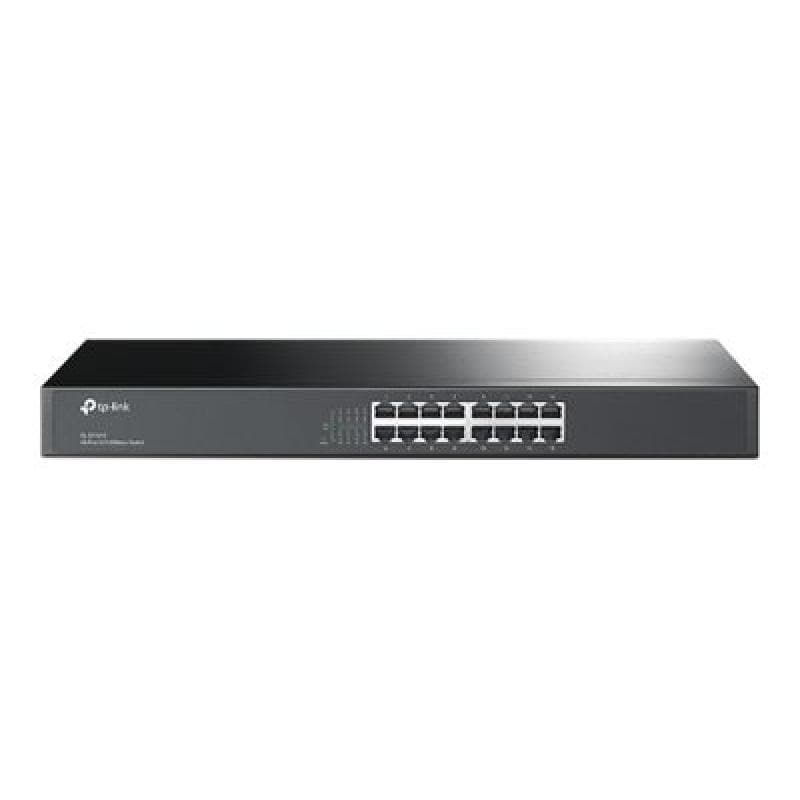 TP-LINK 16-Port 10/100 Mbps Switch 19″ Unmanaged