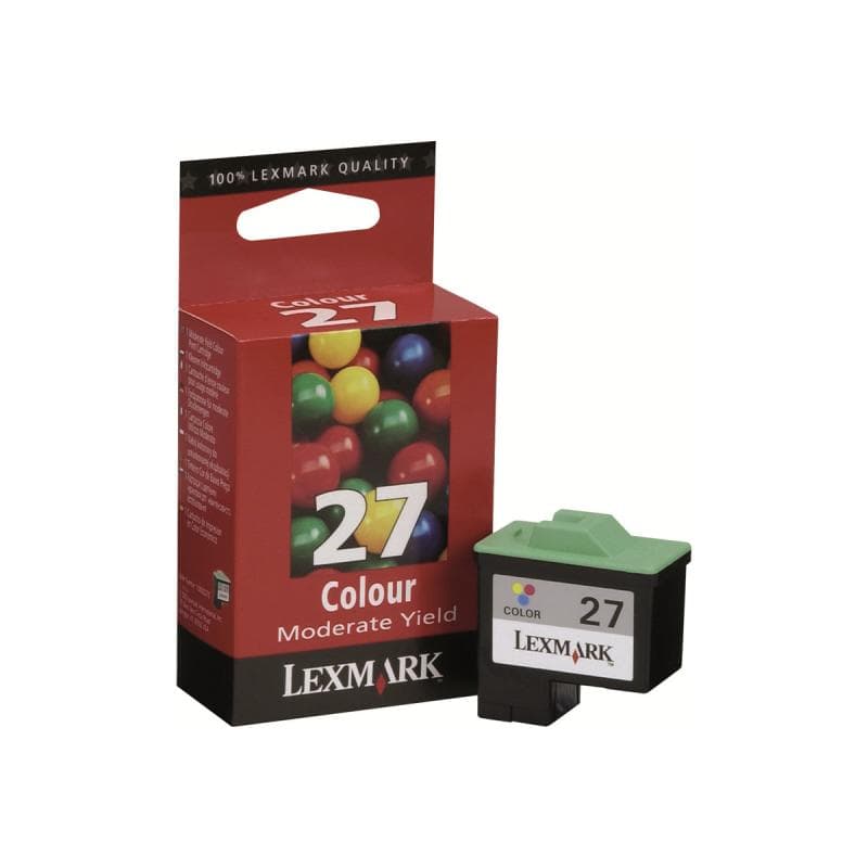 LEXMARK Cartridge No. 27 Farbe (Cyan, Magenta, Gelb) Tintenpatrone