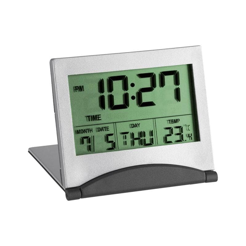 TFA-DOSTMANN Quarz Wecker TFA 98.1054 Silber