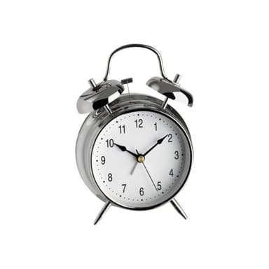 TFA-DOSTMANN Quarz Wecker TFA 98.1043 Silber Alarmzeiten 1