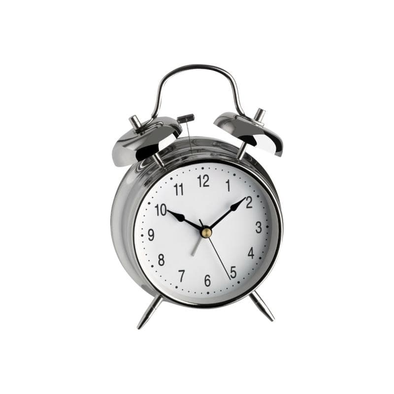 TFA-DOSTMANN Quarz Wecker TFA 98.1043 Silber Alarmzeiten 1