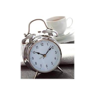 TFA-DOSTMANN Quarz Wecker TFA 98.1043 Silber Alarmzeiten 1
