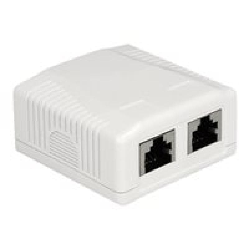 DELOCK Dose 2 Port Cat.6A LSA