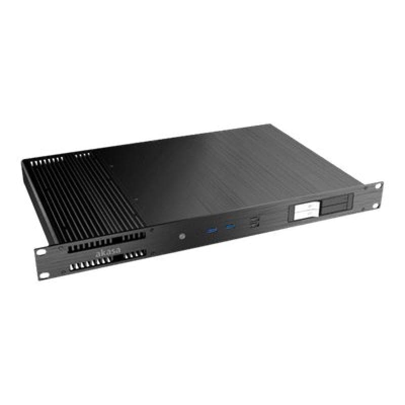 AKASA Galileo TU1 - Ablage - Server - Aluminium - Thin Mini-ITX - Schwarz (A-ITX27-M1B)