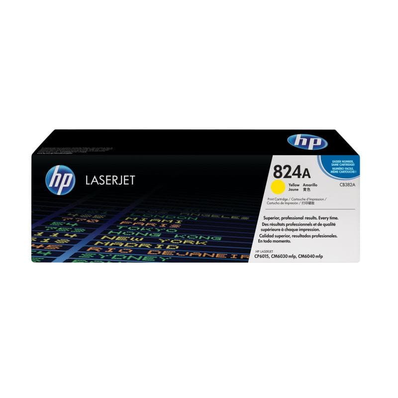 HP 824A Gelb LaserJet Tonerpatrone (CB382A)