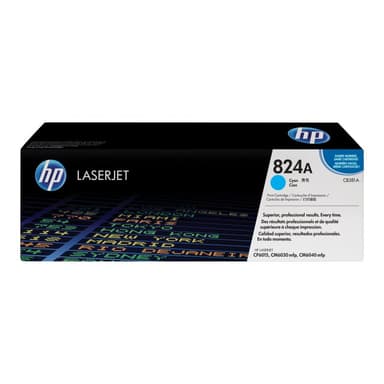 HP 824A Cyan LaserJet Tonerpatrone (CB381A)