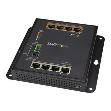 STARTECH.COM 8 Port POE Managed Ethernet Switch - 30W per PoE+ Port - Industrieller managed Wandmont
