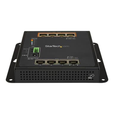 STARTECH.COM 8 Port POE Managed Ethernet Switch - 30W per PoE+ Port - Industrieller managed Wandmont