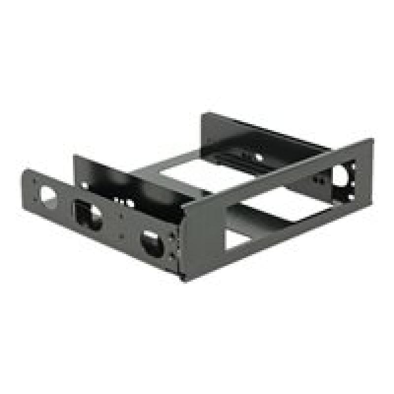 DELOCK 5.25 Einbaurahmen für 1 x 3.5
