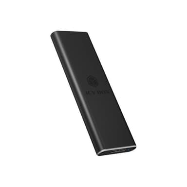 RAIDSONIC Geh. IcyBox USB 3.0 6,3cm 1x M.2 SATA SSD black retail