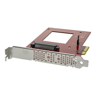 STARTECH.COM U.2 auf PCIe Adapter für 6,35cm 2,5Zoll U.2 NVMe SSD - SFF 8639 - 4xPCI Express3.0 - NV