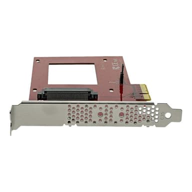 STARTECH.COM U.2 auf PCIe Adapter für 6,35cm 2,5Zoll U.2 NVMe SSD - SFF 8639 - 4xPCI Express3.0 - NV