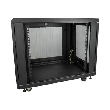 STARTECH.COM Server Rack Schrank - 78cm tiefes Gehäuse - 12 HE - Netzwerk Server Schrank - Datenschr