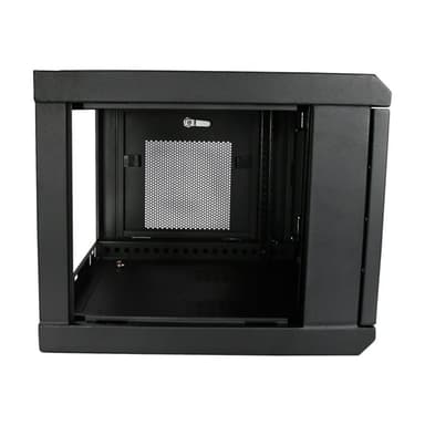 STARTECH.COM 6HE wandmontage Server Rack - bis zu 43cm tief - Gehäuse mit Scharnier - Netzwerkschran