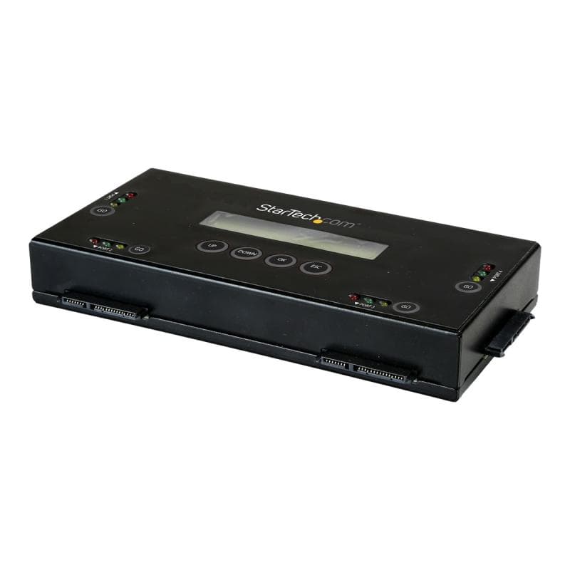 STARTECH.COM Festplatten Löscher für 6,35cm/2,5 oder 8,89cm/3,5 Zoll SATA Laufwerke - 4 Schächte - S